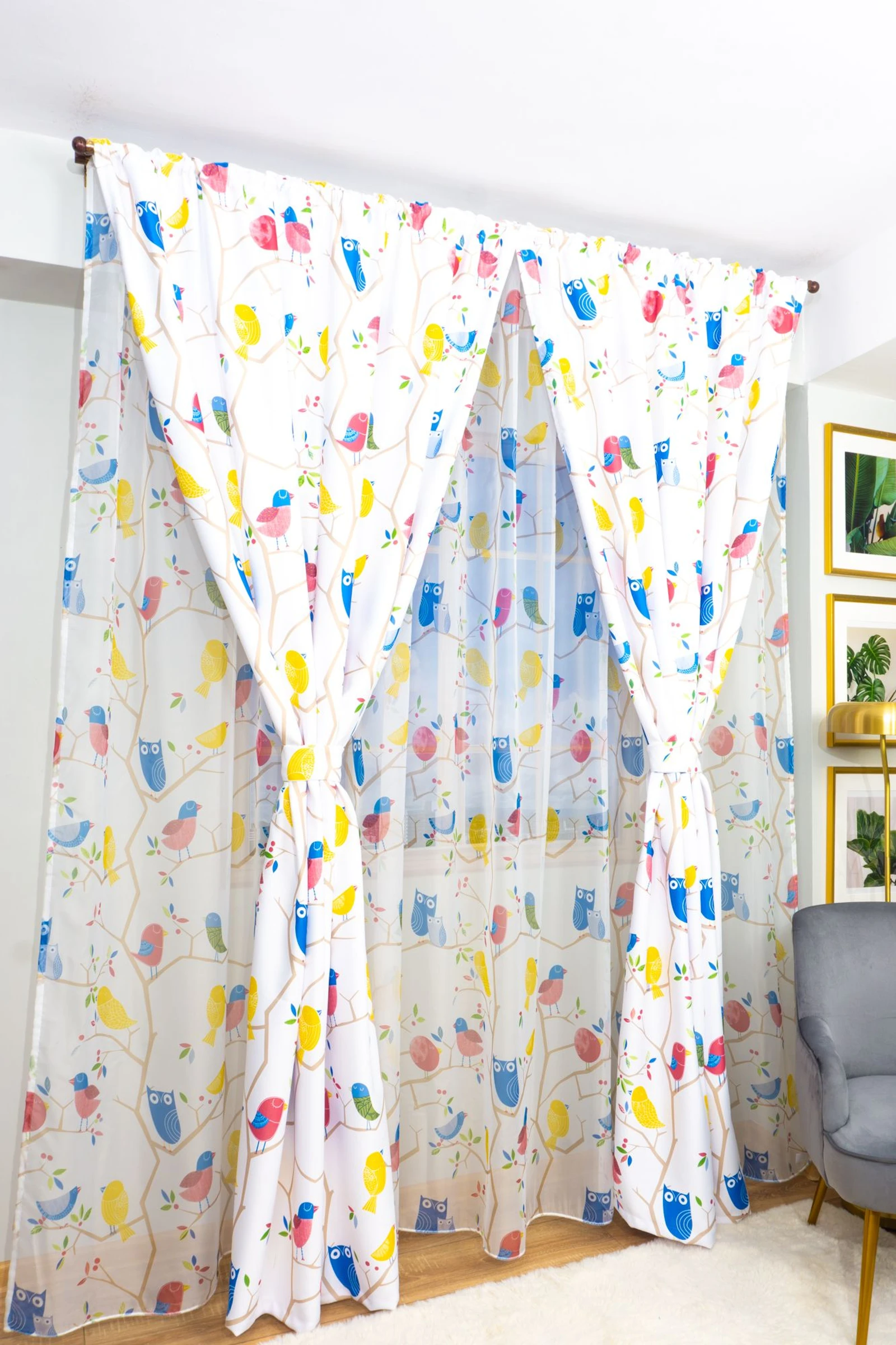 Set Simfonie - Perdea Simfonie  PERD078B_300x245_E1_07_ATL  si 2 Draperii Simfonie BOTD051B_100x245_A1_09_ATL cu Rejansa Set_ATL