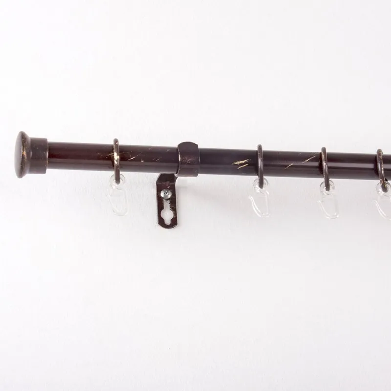 Galerie Perdea Extensibila Eclipse 110-200cm - Maro - Auriu - APDGX001_110_200_APDGX