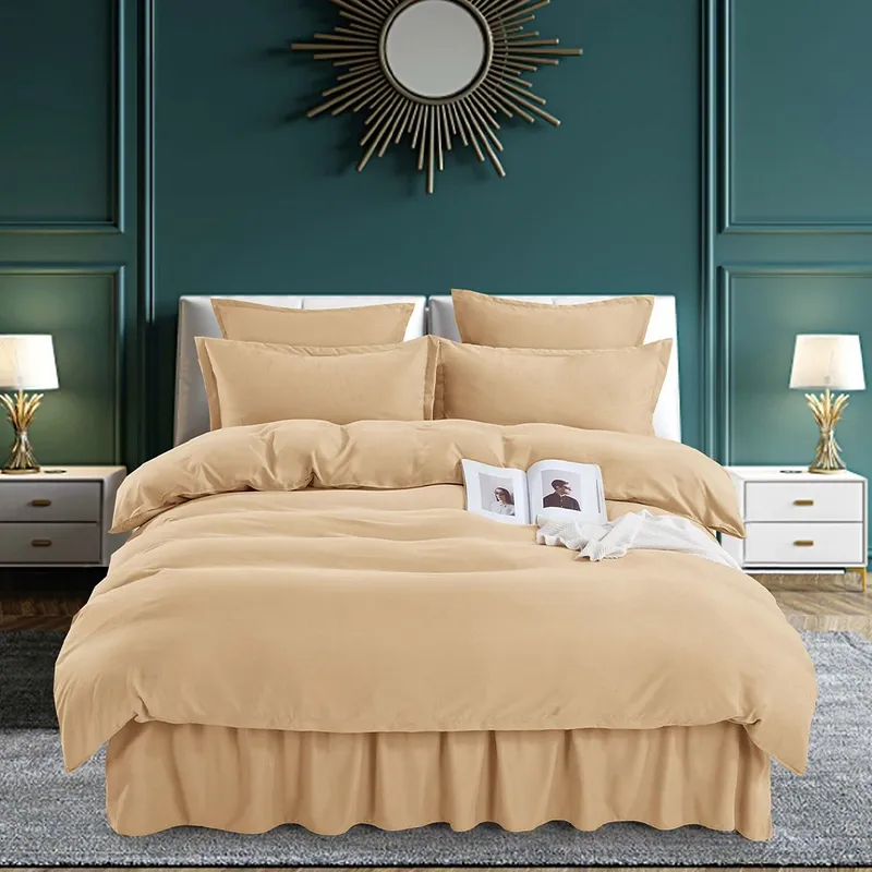 Lenjerie Finet  cu Volanase - 6 Piese - Cappuccino - LVLVJ_O071B