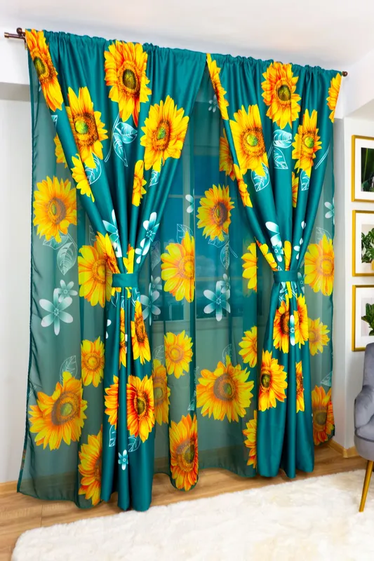 Draperie din Satin Floarea Soarelui - BOTD005C_PLC