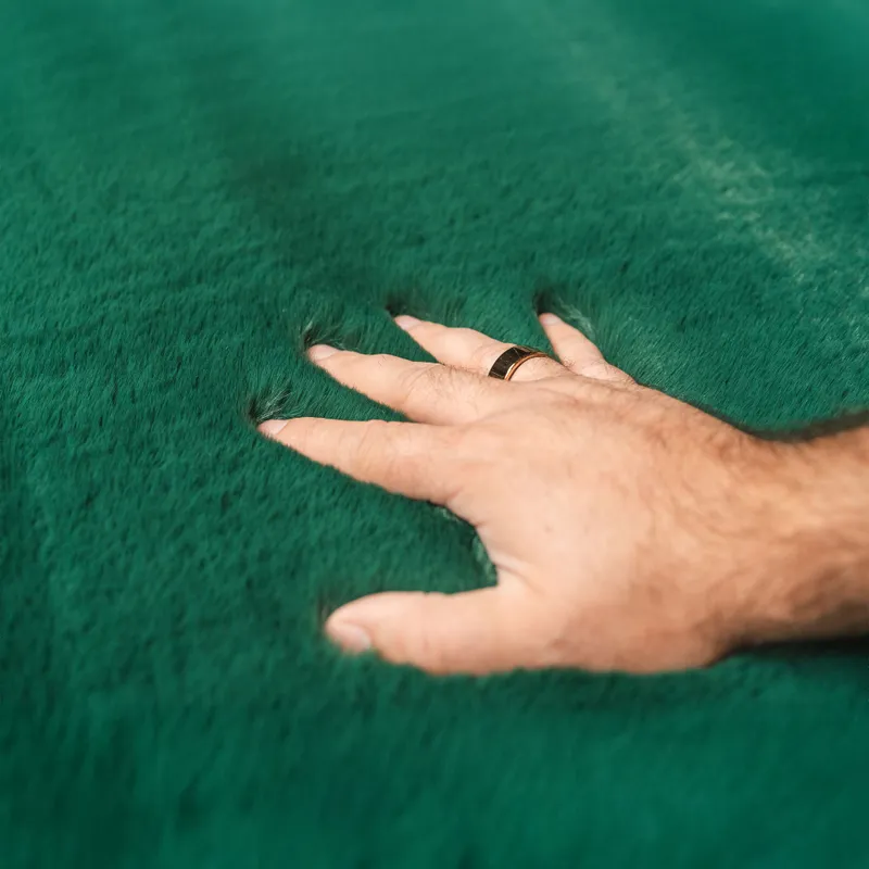 Covor Pufos Verde Smarald 120x180 cm - CVHP011_120x180_CVH