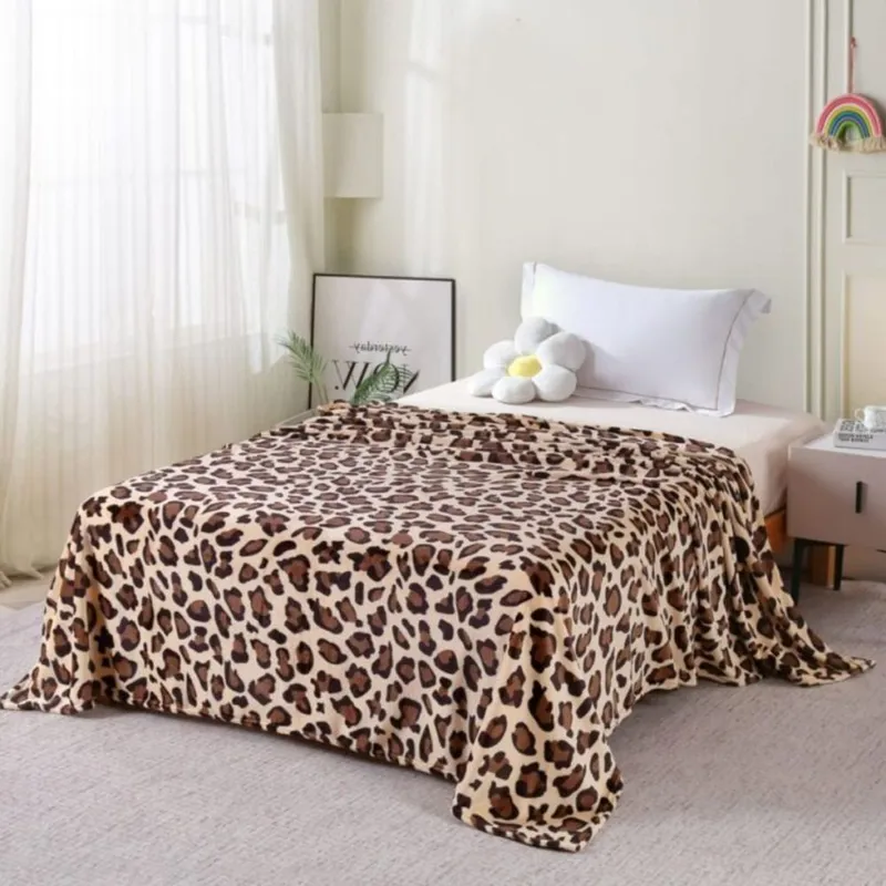 Patura Pufoasa Cocolino Subtire (200x230 cm) - Animal Print - PCCM_T004B