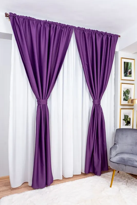 Draperie Blackout Mov Royal - BOTD013_PLC