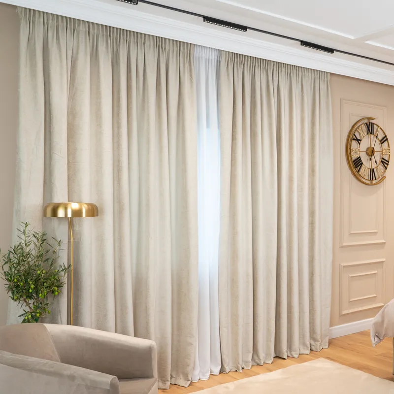 Draperie Catifelata Aurora, White Latte - CHN01_PLC