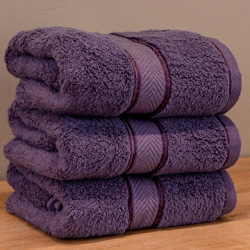 Set 3 Prosoape de Față și Mâini Super Pufos, Gri Titan, 50x90 cm, Bumbac 100%, Zero Twist, 600g/mp - 3xPRSTM_I054