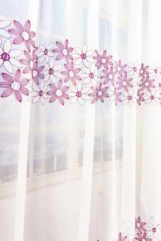 Perdea din In Zambet Mov cu Alb 300X245cm cu Rejansa - PERD038B_300X245_D2_12_ATL