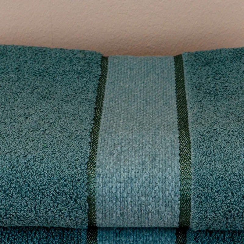 Prosop din Bumbac 100%, Verde Forest, Medii 50x90 cm, 420 g/m²