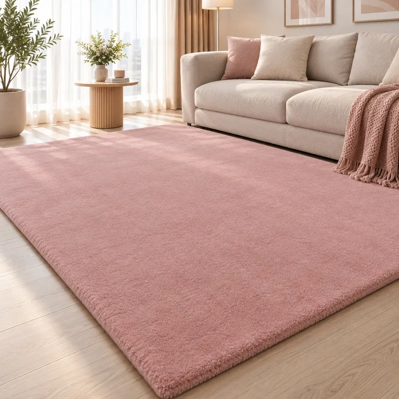 Covor Roz Pudra Chic - Happy Touch – Cozy Puf - 200x300 cm - CVHP006_200x300_CVH