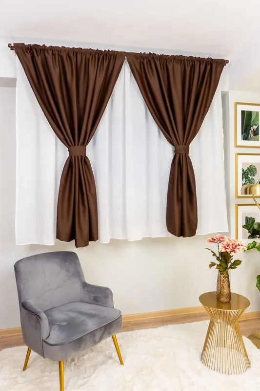 Draperie Scurta Blackout Maro Elegant - BOTD044AS_PLC