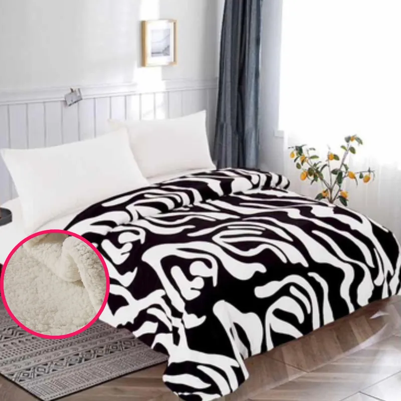 Patura Cocolino cu Blanita - Zebra Mare - PCBS_H048