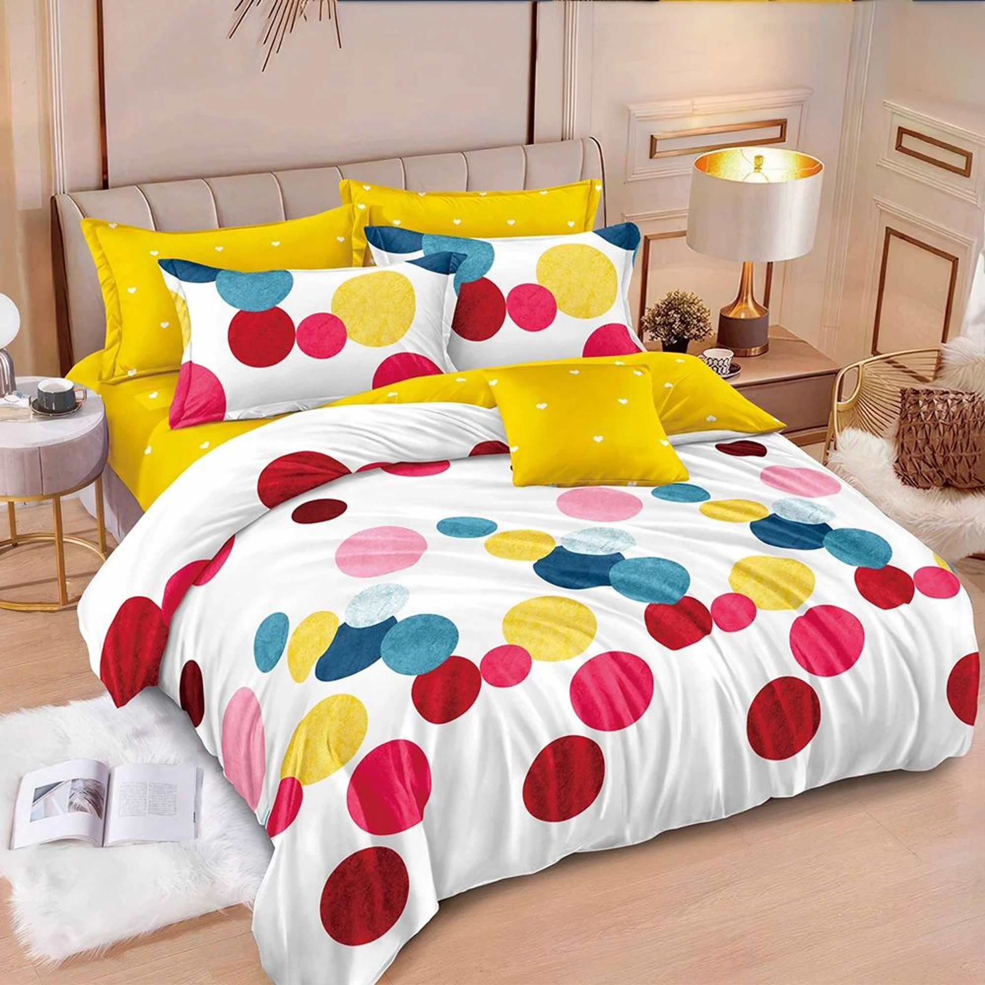 Lenjerie Finet 6 Piese - Buline Multicolore - LFN_A052D