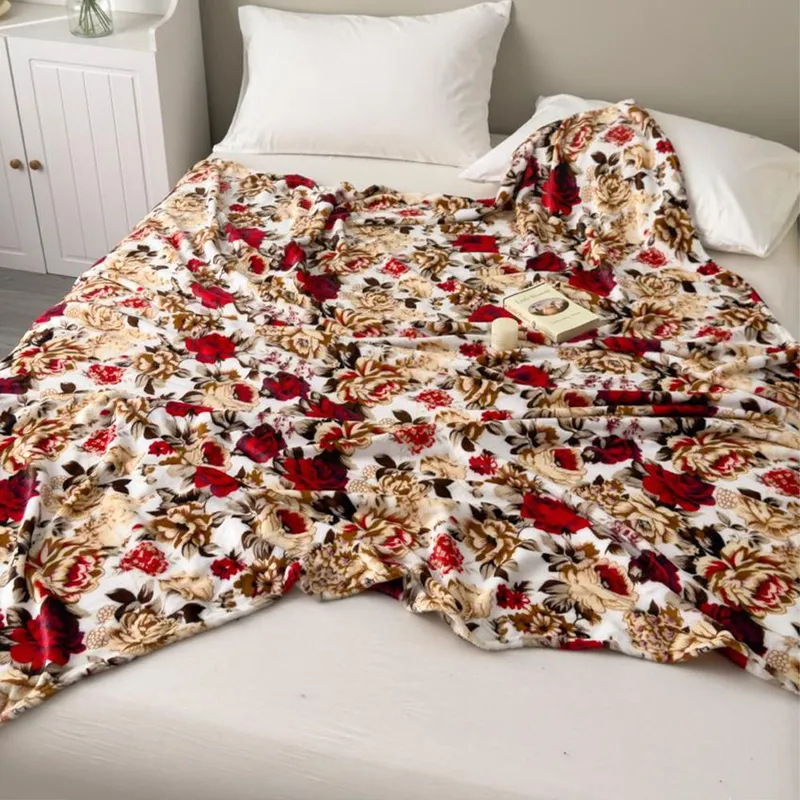 Patura Pufoasa Cocolino (200x230 cm) - Trandafiri - PCCF_T035