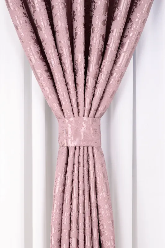 Draperie Roz Pudra Striat - STR001B_PLC