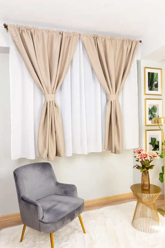 Draperie Scurta Blackout Coffee - BOTD002S_PLC