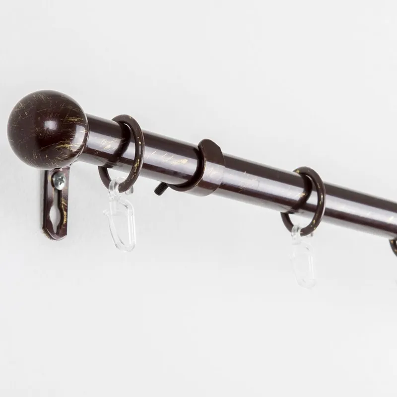 Galerie Perdea Extensibila Luna 160-300cm - Negru - Auriu - APDGX006_160_300_APDGX