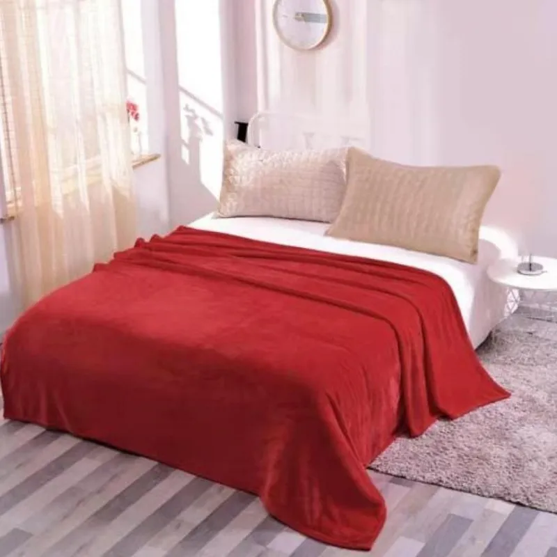 Patura Pufoasa Cocolino (200x230 cm) - Rosu Corai Uni - PCU_T016C