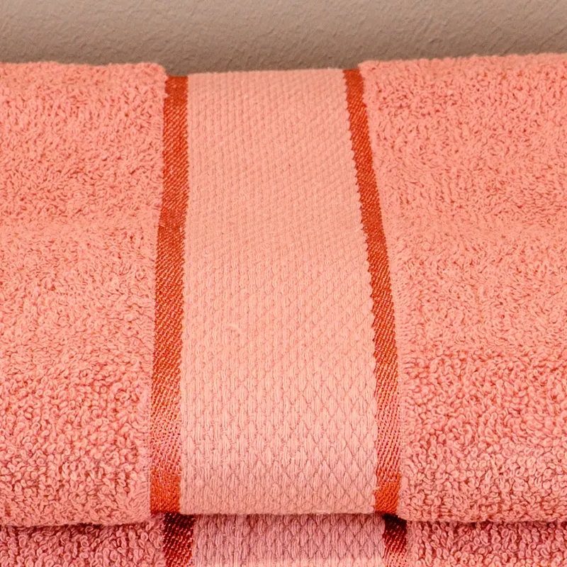 Prosop din Bumbac 100%, Roz Pudra, Medii 50x90 cm, 420 g/m²