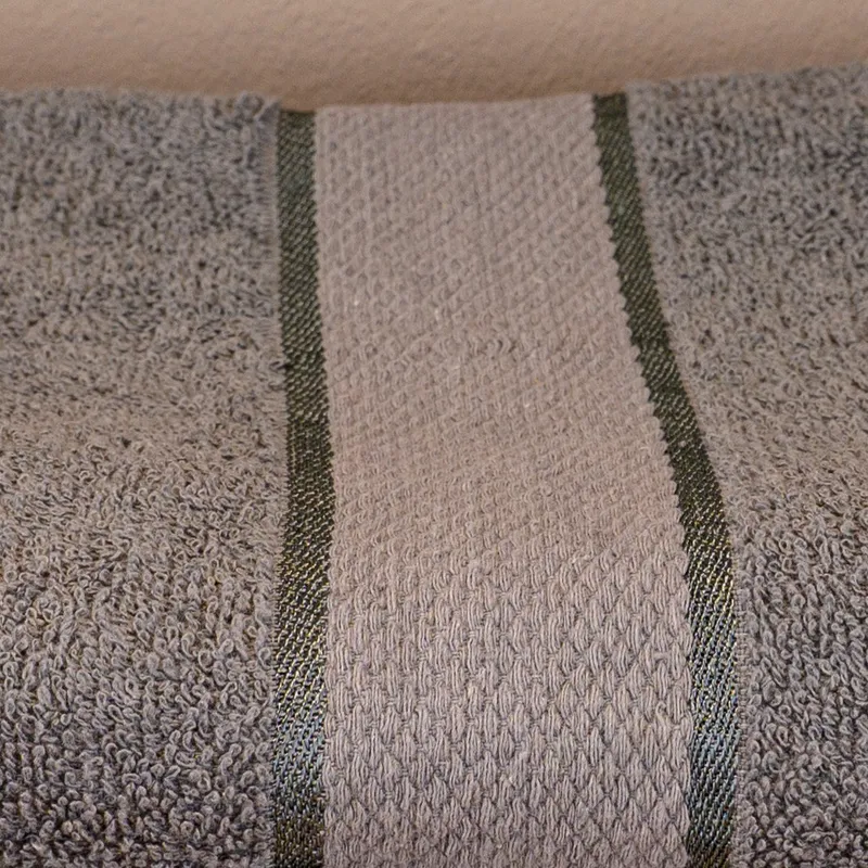 Prosop din Bumbac 100%, Gri Deschis, Medii 50x90 cm, 420 g/m²