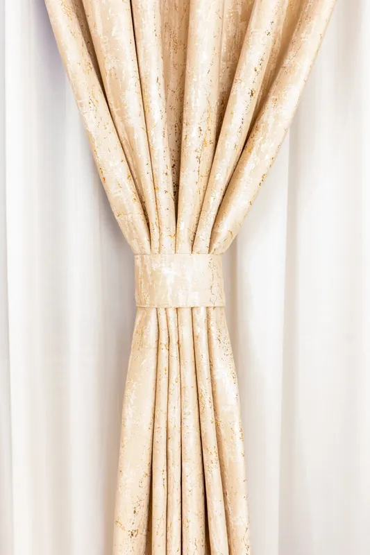 Draperie din Catifea Royal Touch Gold Coffee - CTFD026B_PLC