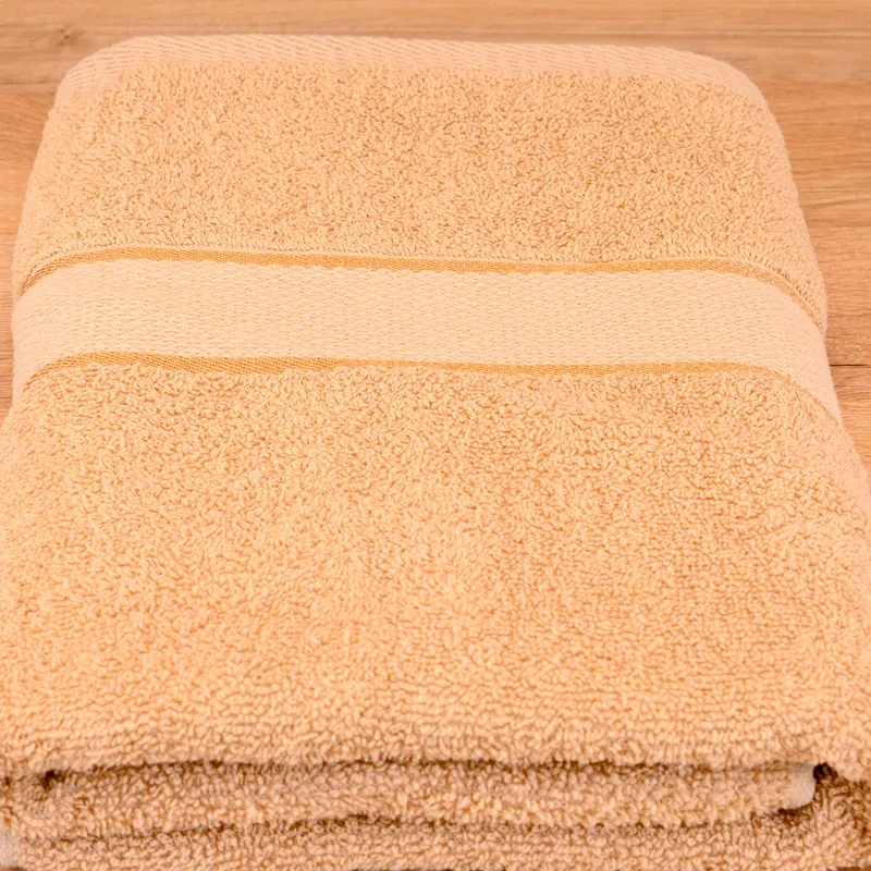 Prosop de Față și Mâini din Bumbac 100%, 420 g/m², Bej, 50x90 cm