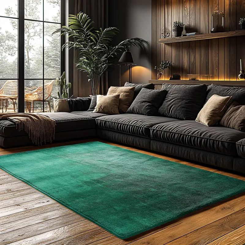 Covor Verde Smarald Pufos - Happy Touch – Regal - 200x300 cm - CVHP011_200x300_CVH