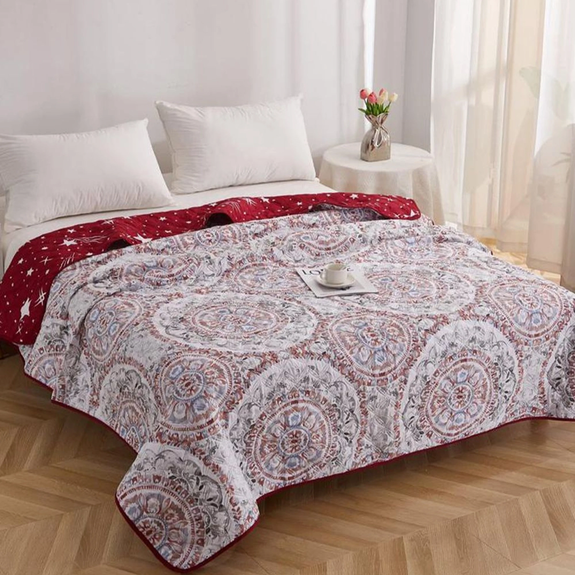 Cuvertura de Pat DUO 200x230 cm - Mandale Colorate - CVBS0427X