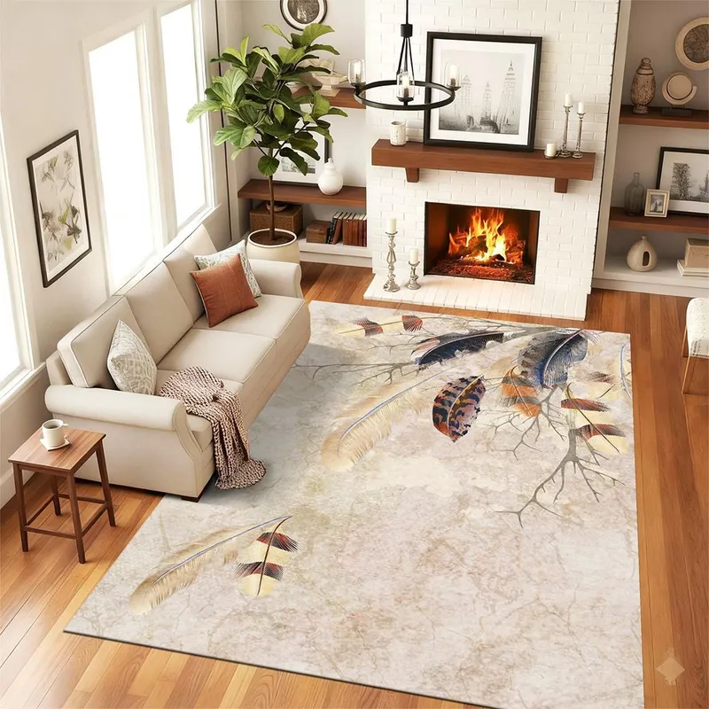 Covor Antiderapant pentru Dormitor 150x230 cm - Toamna Boema - CVHD102_150x230_CVH