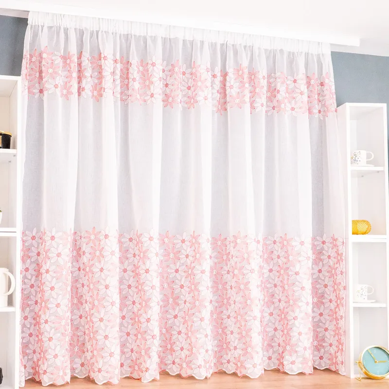 Perdea de Bucatarie din In Zambet Roz - PERDB045B_PLC