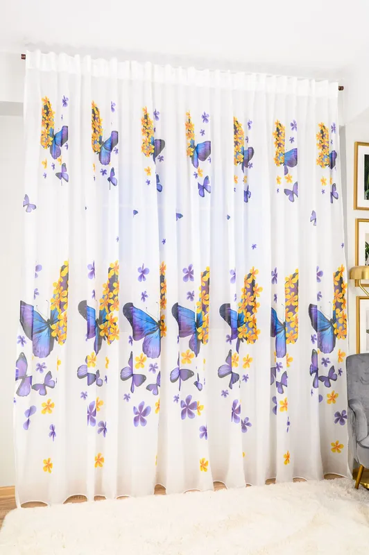 Perdea din Matase Mega Butterfly - PERD185_PLC
