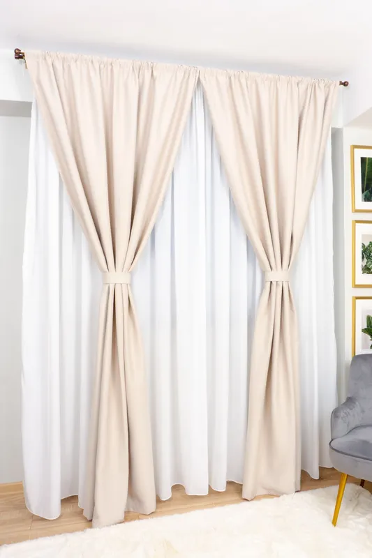 Draperie Blackout - White Latte - BOTD009_PLC