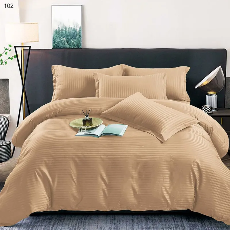 Lenjerie pentru Copii Damasc 4 Piese - Cappuccino - LFSGS_F045