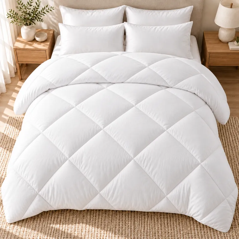 Pilota Groasa de Iarna 200x220 cm, 500g/mp, Alba PM0057