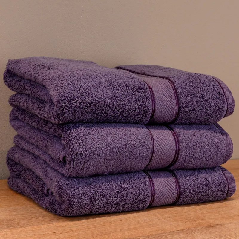 Set 3 Prosoape de Baie Super Pufoase, Gri Titan, 70x140 cm, Bumbac 100%, Zero Twist, 600g/mp - 3xPRSTL_I054