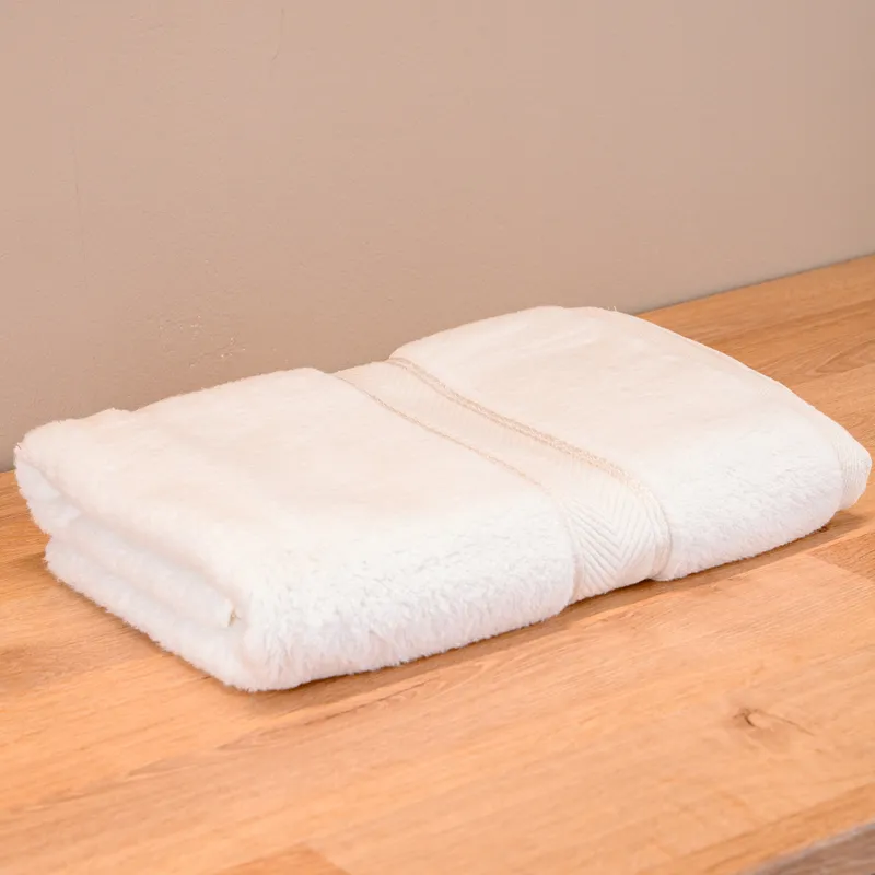 Prosop de Baie Super Pufos, Alb, 70x140 cm, Bumbac 100%, Zero Twist, 600g/mp - PRSTL_I051