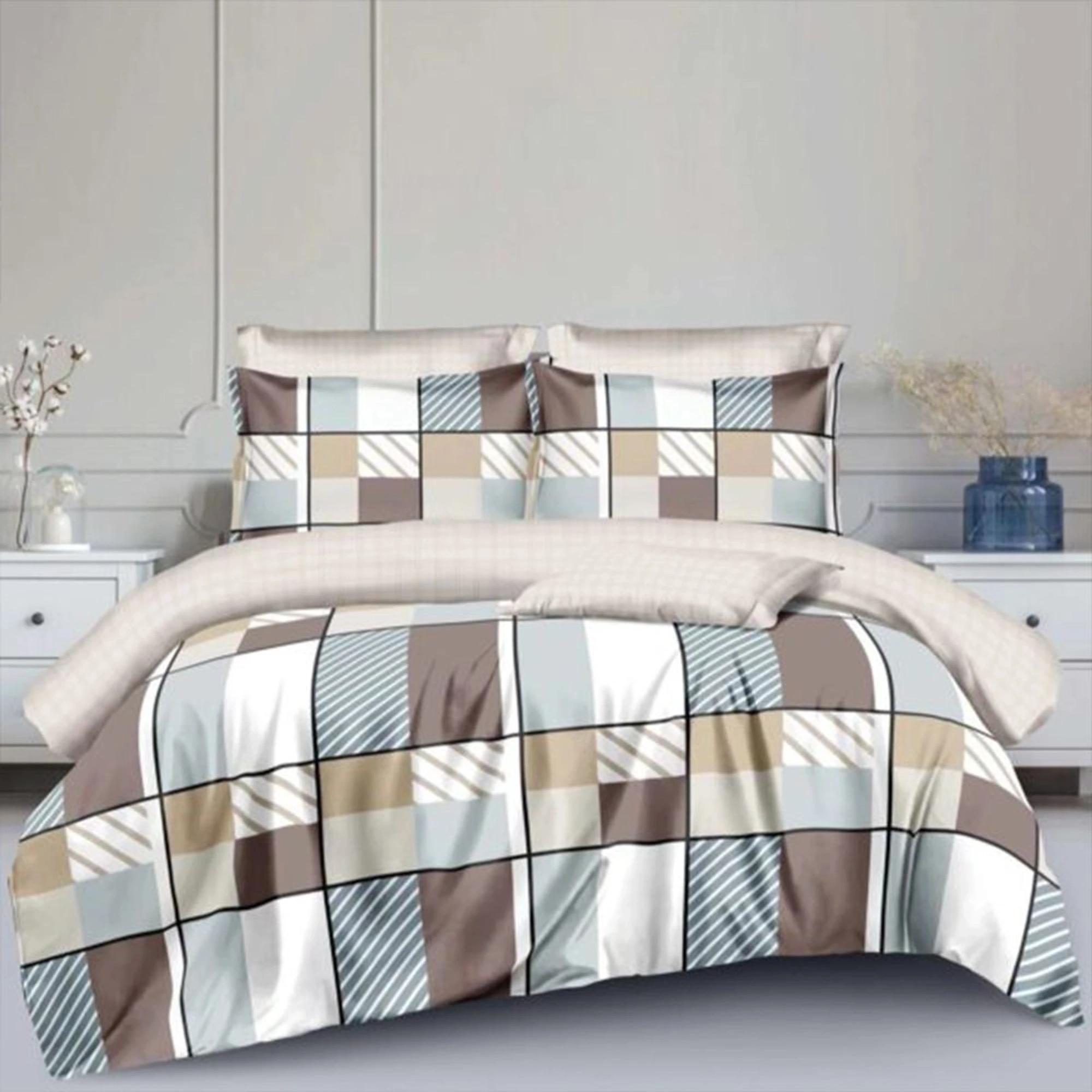 Lenjerie Finet 6 Piese - Patratele Colorate - LFS_A138