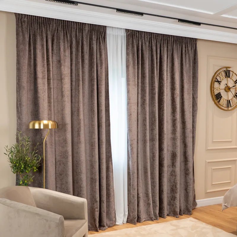 Draperie Catifelata Aurora, Sand Grey - CHN08_PLC