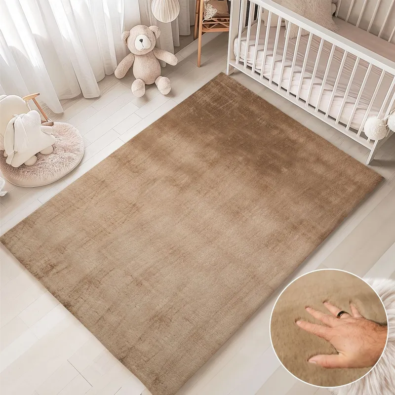 Covor Pufos Bej Cald - Happy Touch – Atingere de Plus - 160x230 cm - CVHP002_160x230_CVH
