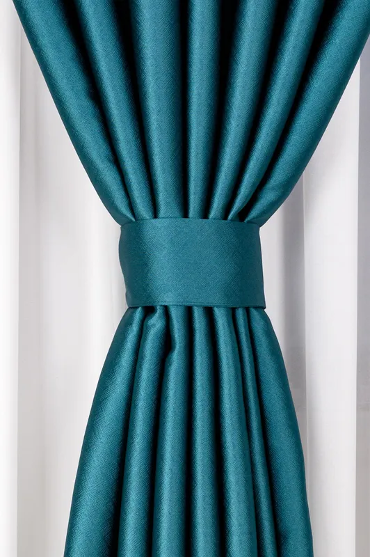 Draperie Blackout 100% Perfect Turcoaz Metalizat - BOTD042C_PLC