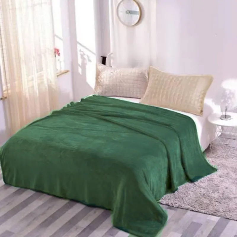 Patura Pufoasa Cocolino (200x230 cm) - Verde Uni - PCU_T081