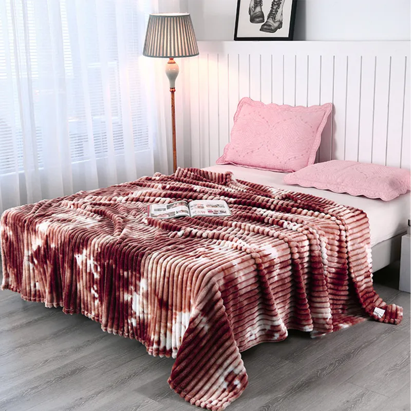Patura Super Pufoasa 200x230cm - Maro Degrade - PCCM_U045B
