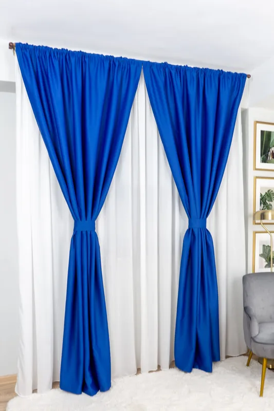 Draperie Blackout Albastru Intens Electric - BOTD059B_PLC