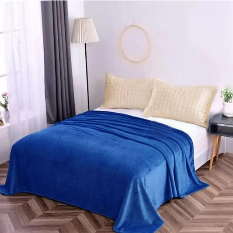 Patura Pufoasa Cocolino (200x230 cm) - Albastru Regal Uni - PCU_T077
