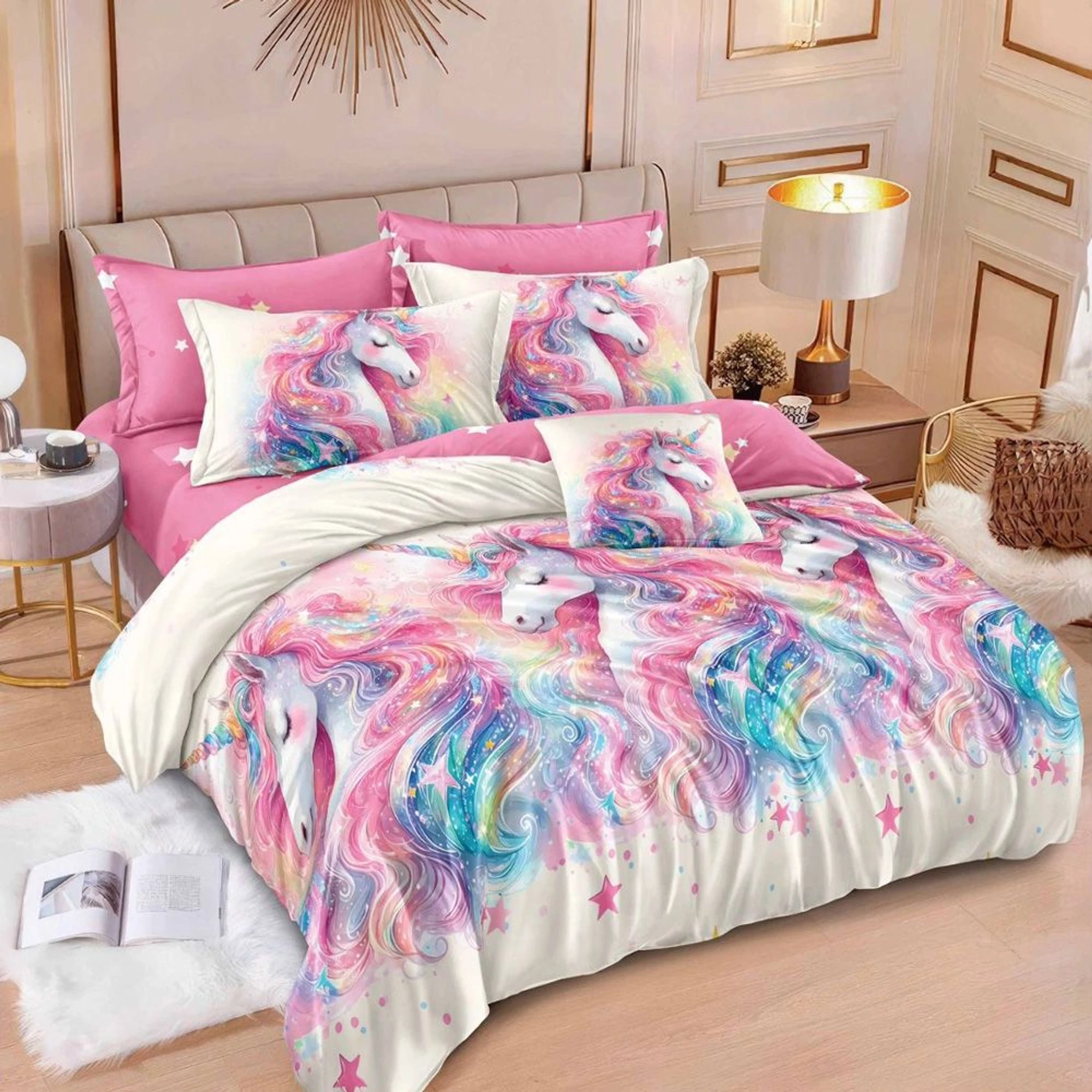 Lenjerie Finet 6 Piese de Pucioasa  - Unicorn Magic - LFN_A046